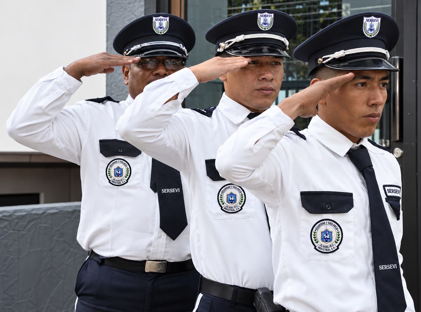 Agentes de SERSEVI con su uniforme